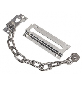 Chain door lock METAL-BUD - Polished chrome