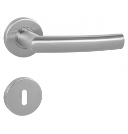 Door handle MP ESSO - R - Brushed stainless steel